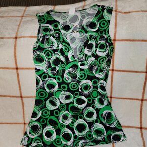 Business Casual Sleeveless Blouse, Women's Size Small